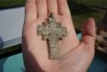 Этот бронзовый крест принадлежал одному из погибших защитников острога.