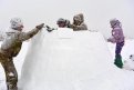 Иглу на высоте 1 250 метров: амурчане построили на хребте Тукурингра жилище эскимосов