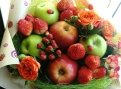 Основа букетов — яблоки. Фото: Goodgiftbl