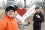 В Благовещенске установили 200-килограммовое признание в любви Гагарину
