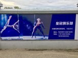 Китайских туристов на таможне в Благовещенске встречает реклама стриптиз-клуба