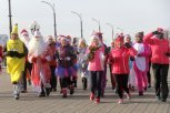 Оливье в сторону: более 40 благовещенцев пробежали в новогодних костюмах по набережной (видео)