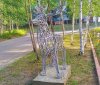 Скульптуру северного оленя подарили администрации Тындинского района