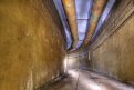 Закругляющийся коридор из масксооружения ведет в склад, спрятанный в сопке. Фото: zen.yandex