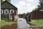 Из затопленных сел Октябрьского района уходит вода