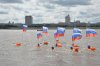 Амурские пловцы устроили в День физкультурника двухкилометровый заплыв на Амуре