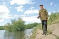Придорожный улов Павла Назимова в нынешний паводок пока невелик.
