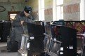 Десятки игровых автоматов «переехали» из клубов в спортзал учебного центра УВД области.