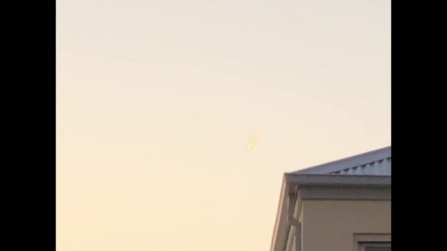Австралиец снял на видео возможное падение спутника Метеор-М