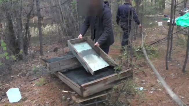 «Черного» золотодобытчика поймали в Сковородинском районе