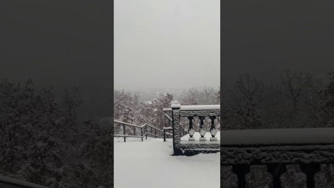 Первый октябрьский снег выпал в Благовещенске